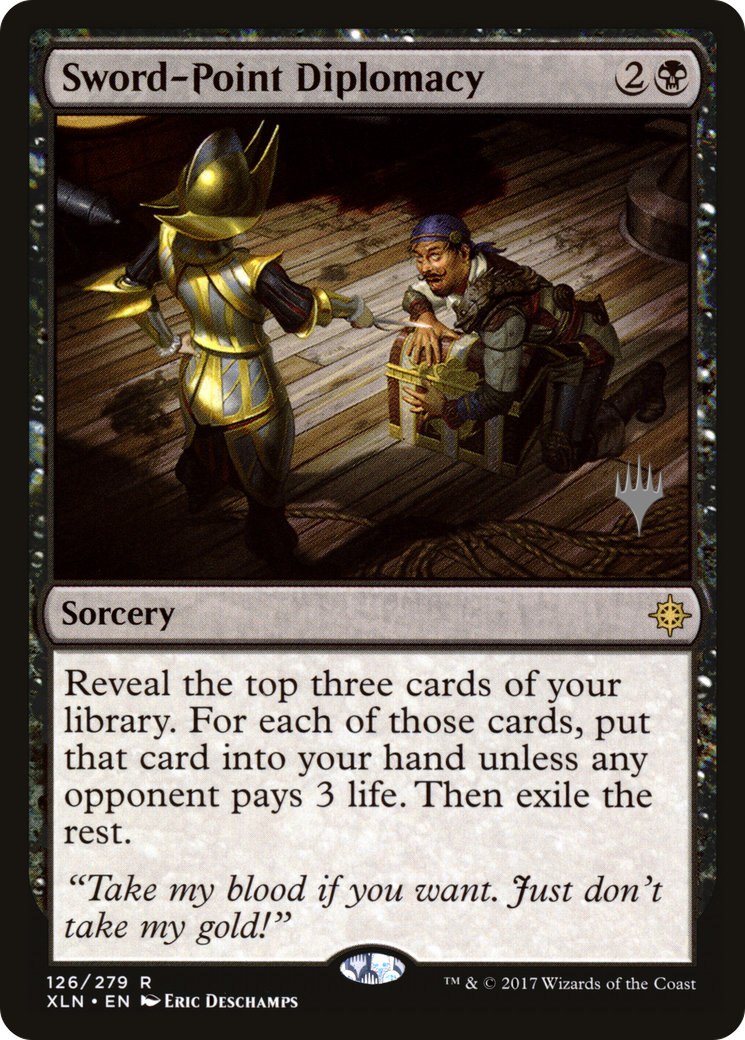 Sword-Point Diplomacy (PPM20-126) [Promo Pack: Ixalan Promos]