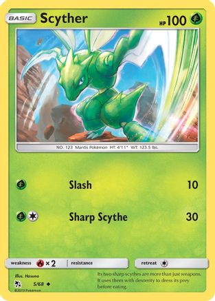 Scyther (005/68) [Hidden Fates] - Uncommon