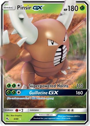 Pinsir GX (006/68) [Hidden Fates] Holofoil - Ultra Rare