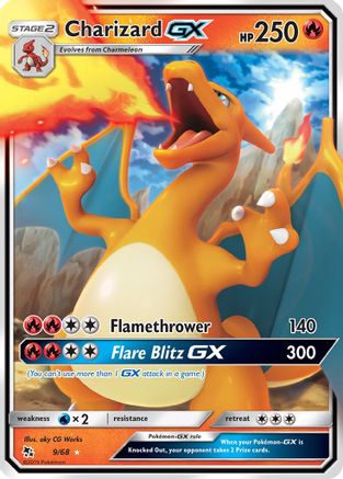 Charizard GX (009/68) [Hidden Fates] Holofoil - Ultra Rare