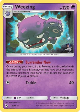 Weezing (029/68) [Hidden Fates] - Rare