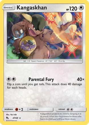 Kangaskhan (047/68) [Hidden Fates] - Rare