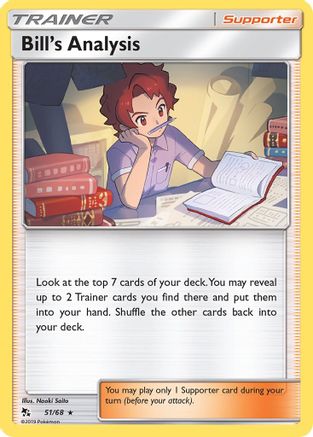 Bill's Analysis (051/68) [Hidden Fates] - Rare