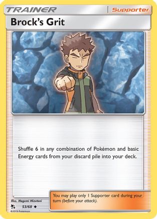 Brock's Grit (053/68) [Hidden Fates] Reverse Holofoil - Uncommon