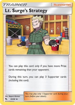 Lt. Surge's Strategy (060/68) [Hidden Fates] - Uncommon