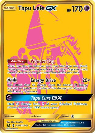 Tapu Lele GX (SV94/94) [Hidden Fates Shiny Vault] Holofoil - Shiny Holo Rare