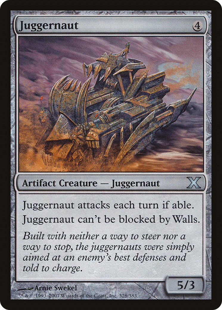 Juggernaut (10E-328) [Tenth Edition] Foil
