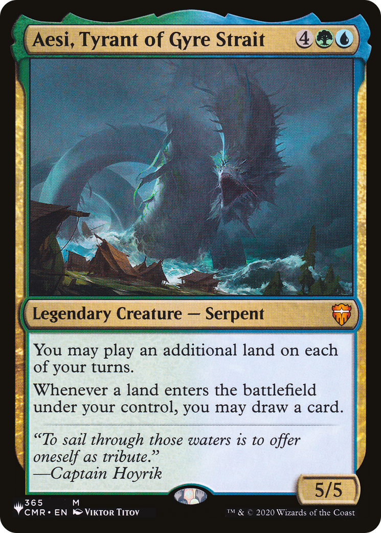 Aesi, Tyrant of Gyre Strait (LIST-CMR-365) [The List]