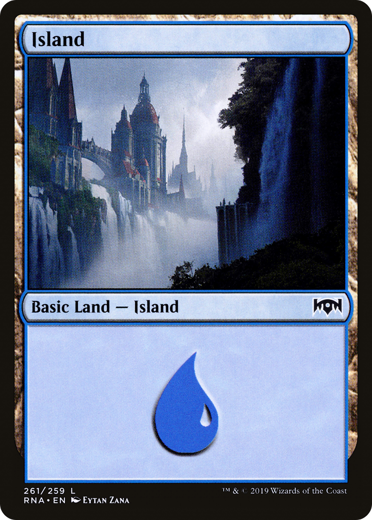 Island (RNA-261) [Ravnica Allegiance] Foil
