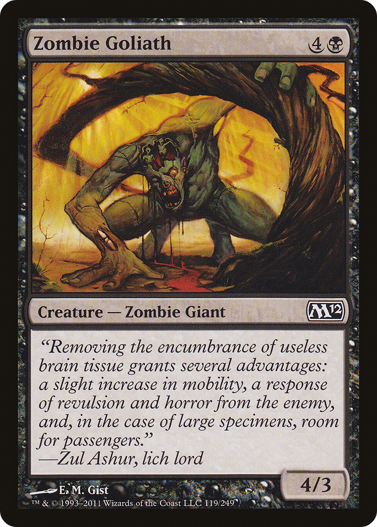 Zombie Goliath (M12-119) [Magic 2012] Foil