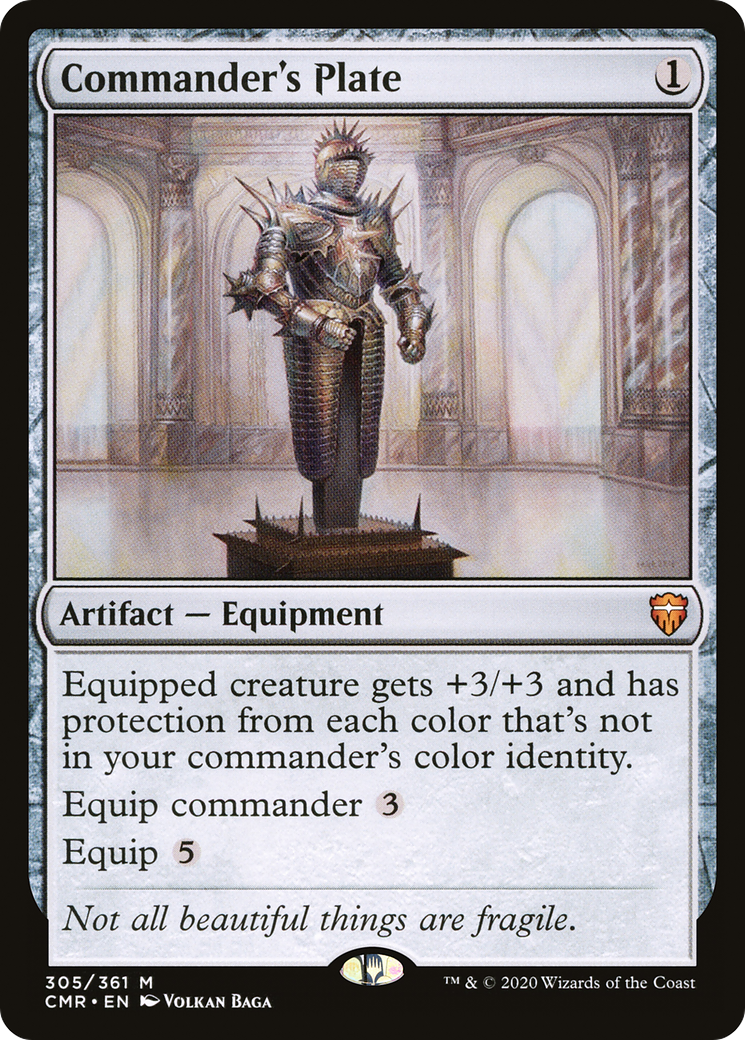 Commander's Plate (CMR-305) [Commander Legends] Foil