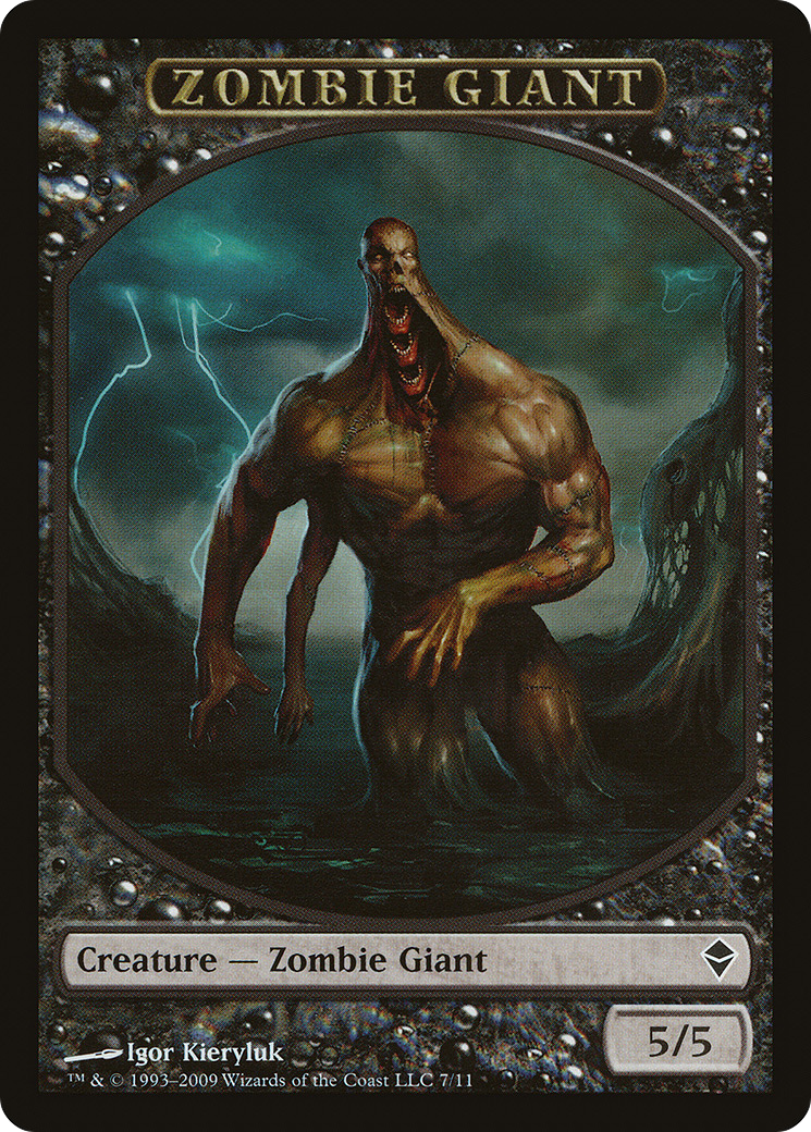 Zombie Giant Token (ZEN-007) [Zendikar Tokens]