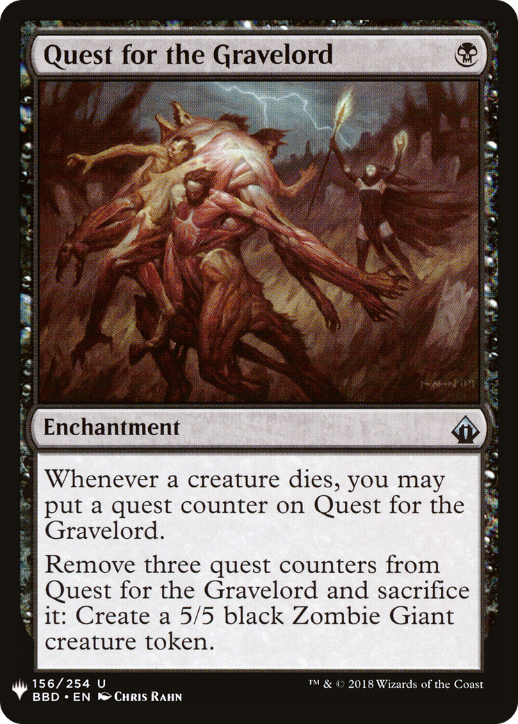 Quest for the Gravelord (LIST-BBD-156) [The List]