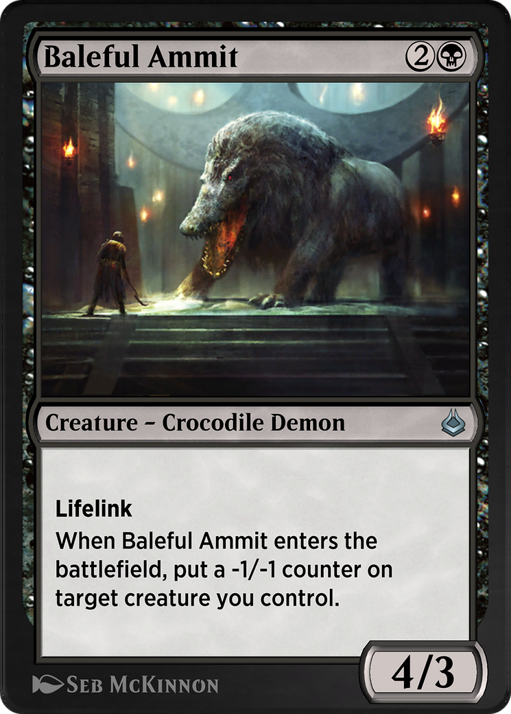 Baleful Ammit (AKR-092) [Amonkhet Remastered]