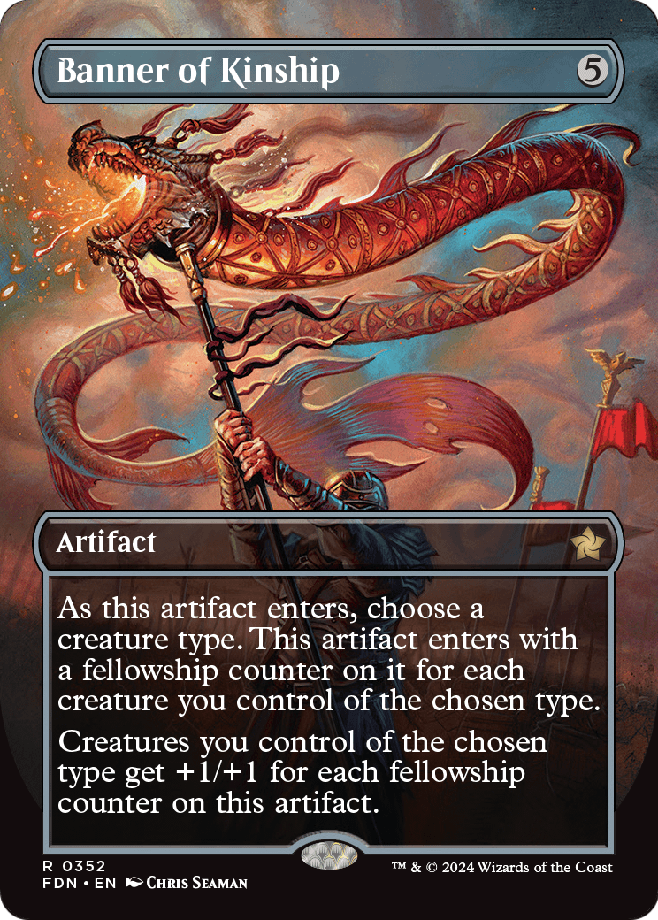 Banner of Kinship (Borderless) (FDN-352) [Foundations]