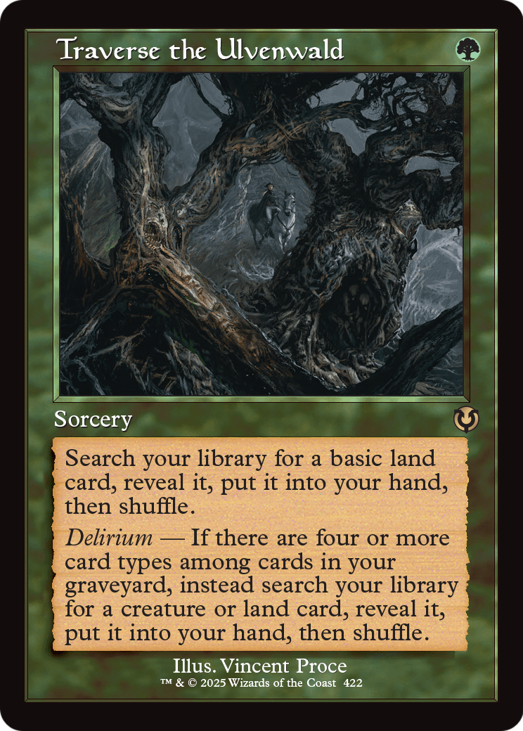 Traverse the Ulvenwald (Retro Frame) (INR-422) [Innistrad Remastered] Foil