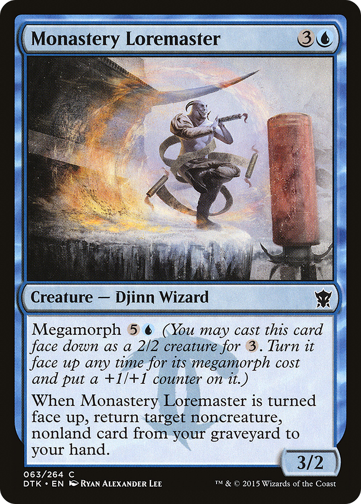 Monastery Loremaster (DTK-063) [Dragons of Tarkir] Foil