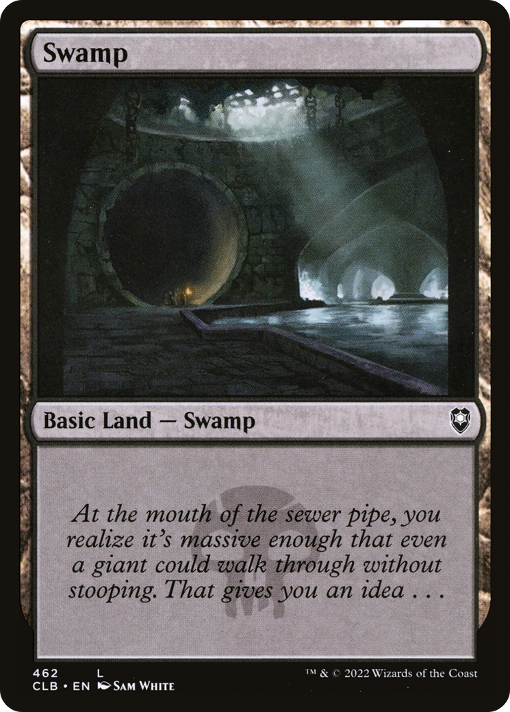 Swamp (CLB-462) [Commander Legends: Battle for Baldur's Gate] Foil