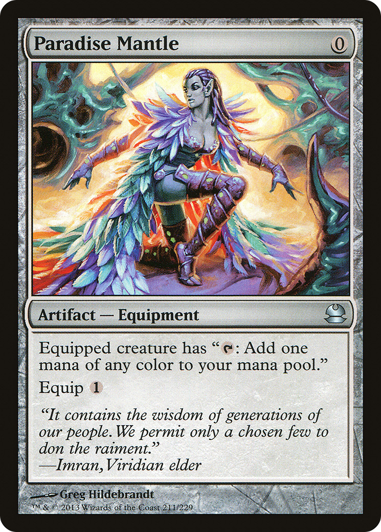 Paradise Mantle (MMA-211) [Modern Masters] Foil