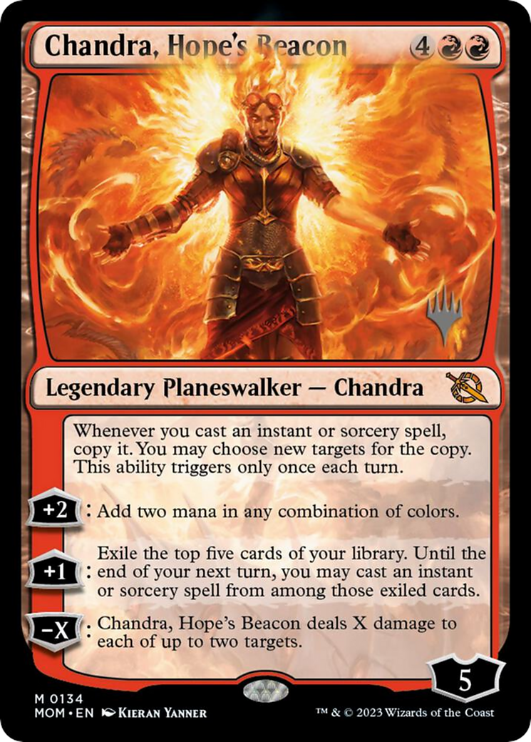 Chandra, Hope's Beacon (PPMOM-134) [Promo Pack: March of the Machine Promos]