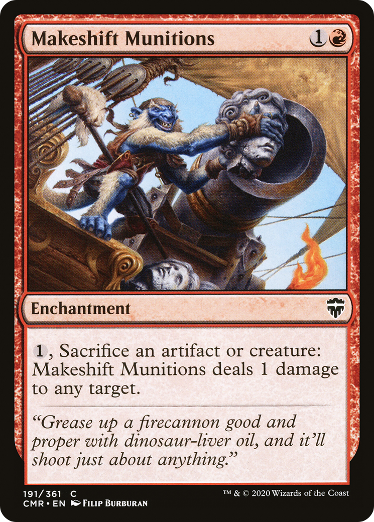 Makeshift Munitions (CMR-191) [Commander Legends]