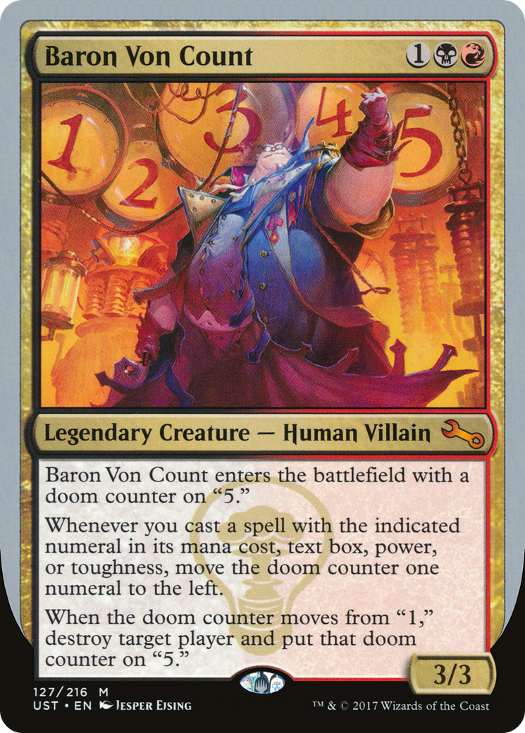 Baron Von Count (UST-127) [Unstable] Foil