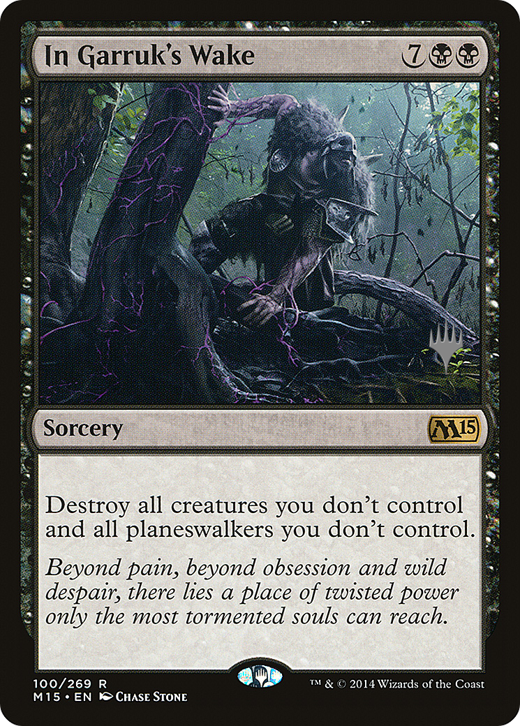 In Garruk's Wake (PPTHB-100) [Promo Pack: Magic 2015 Promos] Foil