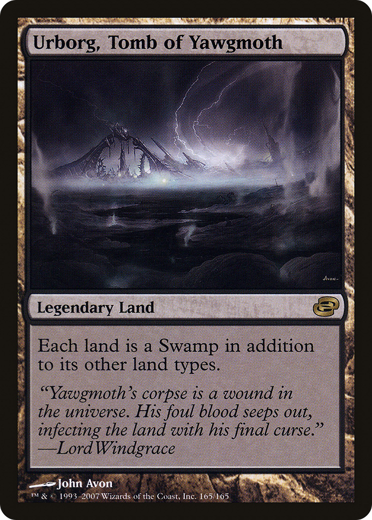 Urborg, Tomb of Yawgmoth (PLC-165) [Planar Chaos]