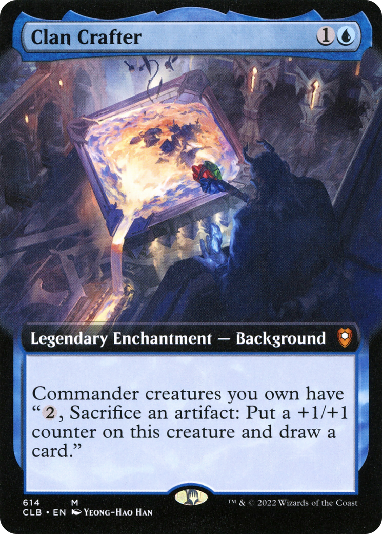 Clan Crafter (Extended Art) (CLB-614) [Commander Legends: Battle for Baldur's Gate] Foil