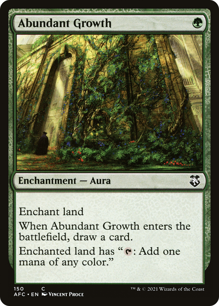 Abundant Growth (AFC-150) [Forgotten Realms Commander]