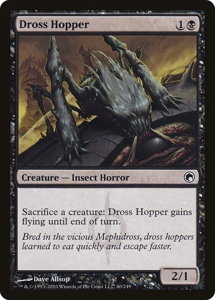 Dross Hopper (SOM-060) [Scars of Mirrodin] Foil