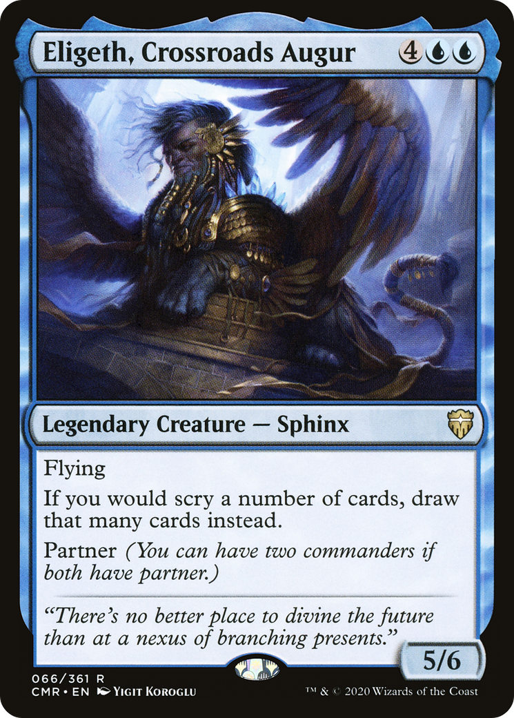 Eligeth, Crossroads Augur (CMR-066) [Commander Legends] Foil
