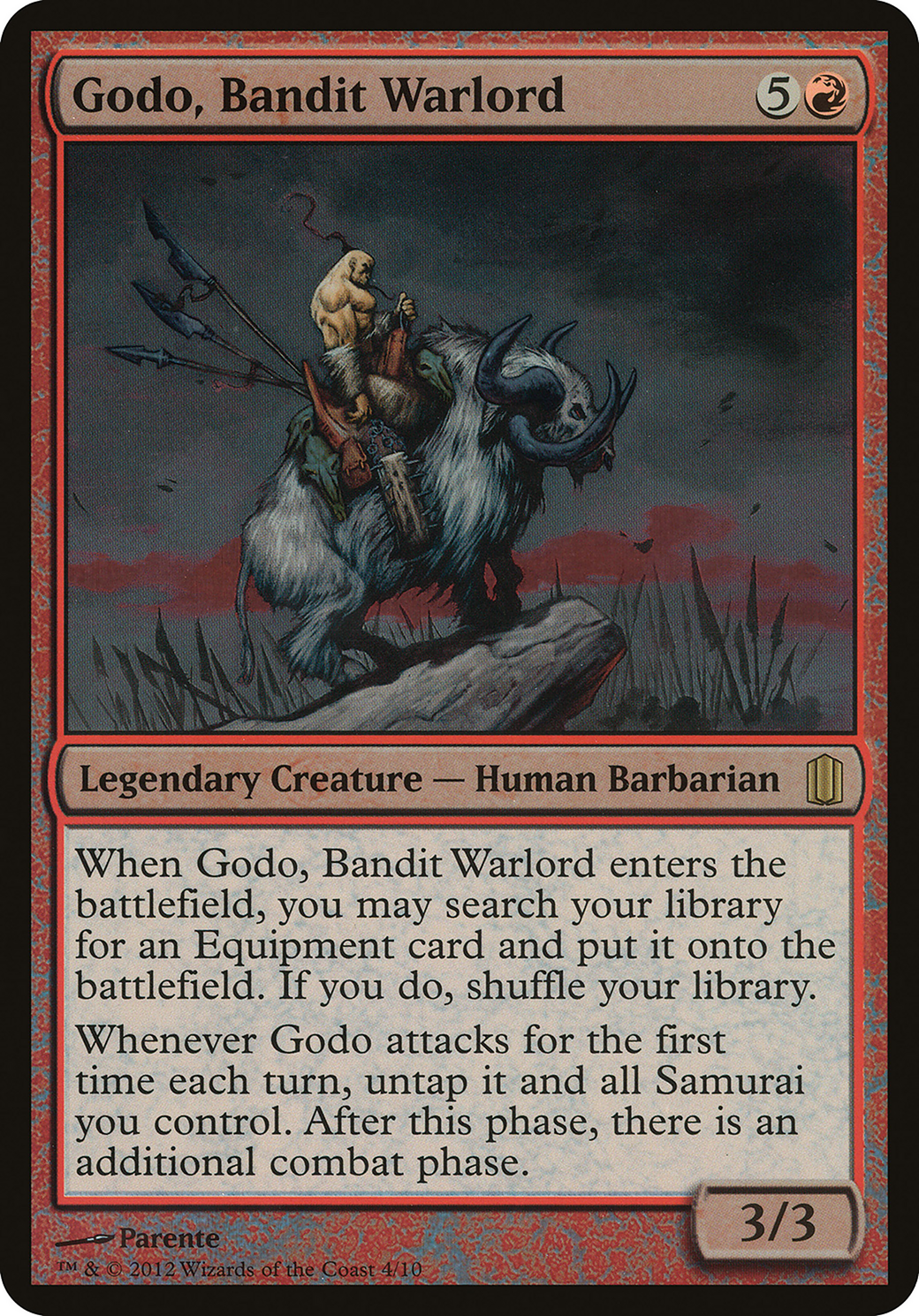 Godo, Bandit Warlord (Commander's Arsenal) [Commander's Arsenal Oversized] Foil