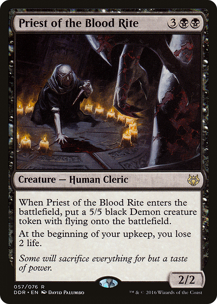 Priest of the Blood Rite (DDR-057) [Duel Decks: Nissa vs. Ob Nixilis]