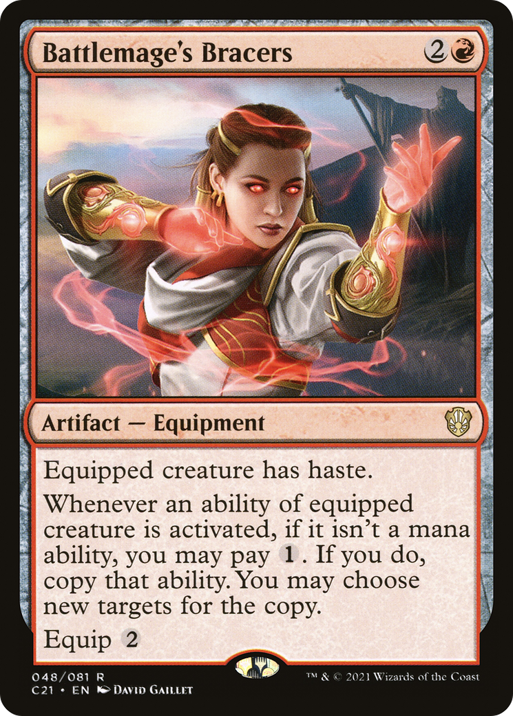 Battlemage's Bracers (C21-048) [Commander 2021]