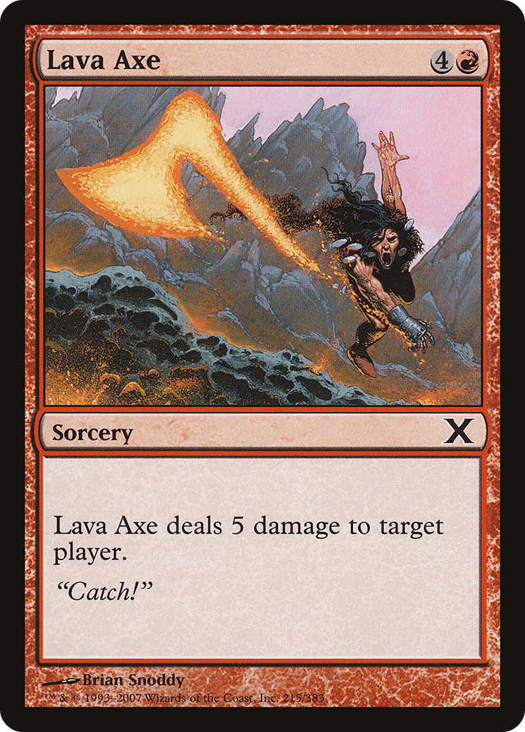 Lava Axe (10E-215) [Tenth Edition]