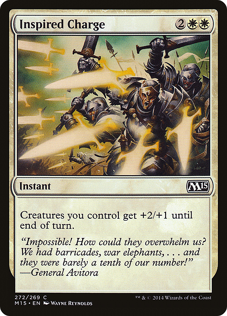 Inspired Charge (M15-272) [Magic 2015]