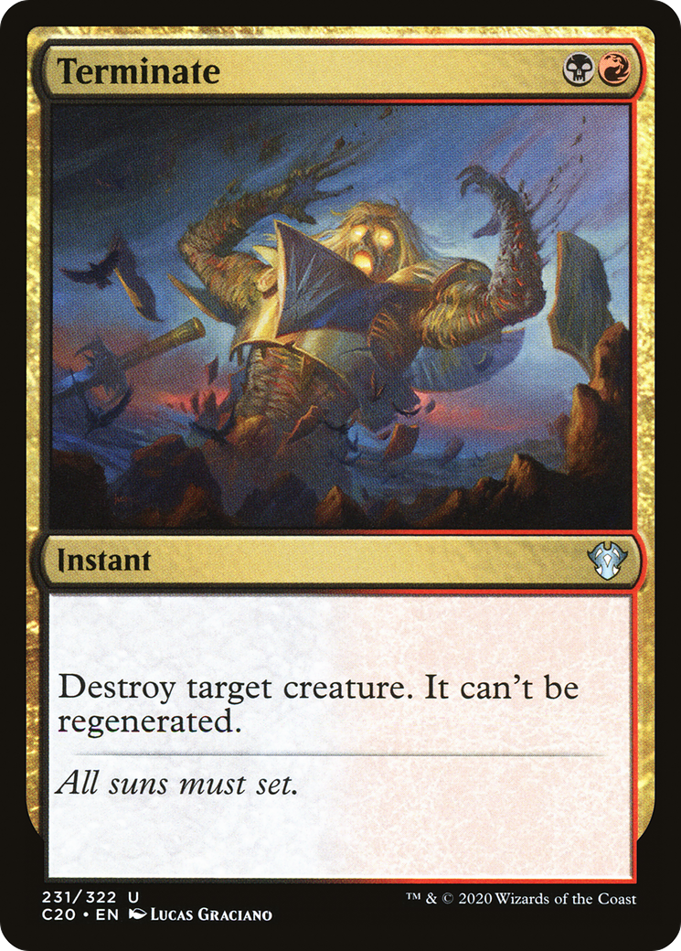 Terminate (C20-231) [Commander 2020]