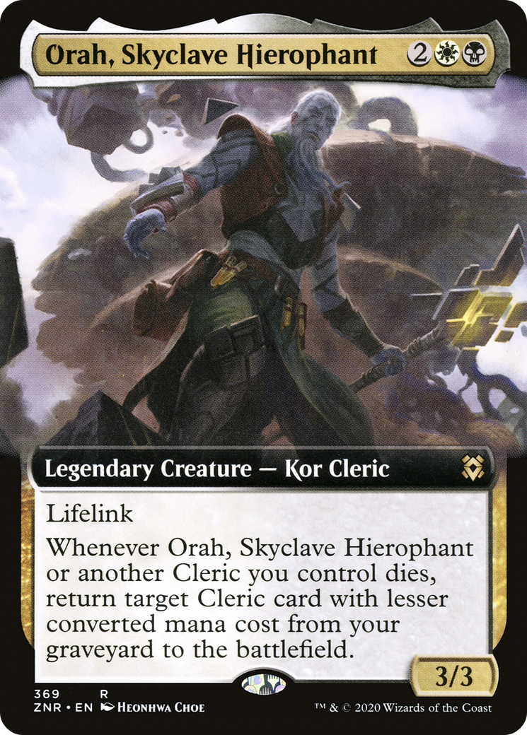 Orah, Skyclave Hierophant (Extended Art) (ZNR-369) [Zendikar Rising] Foil