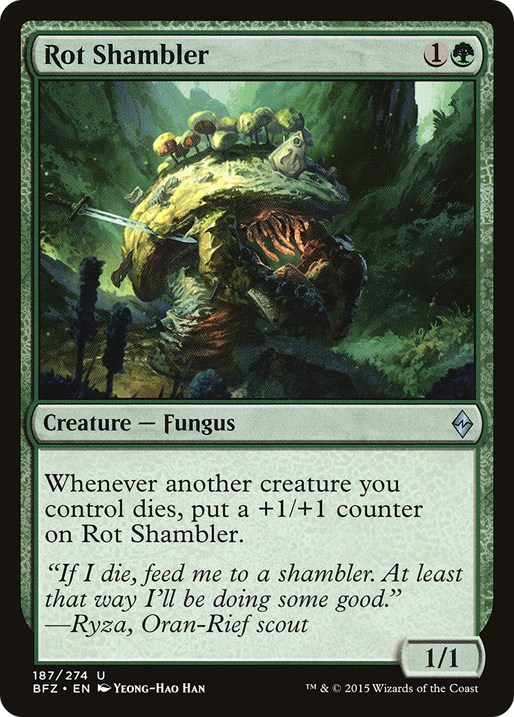 Rot Shambler (BFZ-187) [Battle for Zendikar] Foil