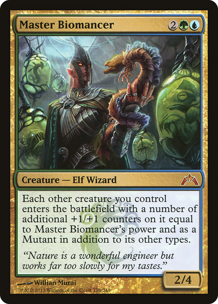 Master Biomancer (GTC-176) [Gatecrash] Foil
