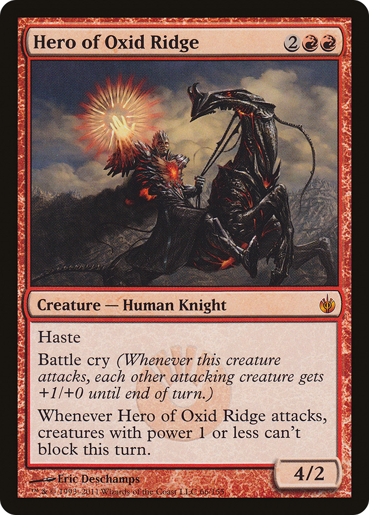 Hero of Oxid Ridge (MBS-066) [Mirrodin Besieged] Foil