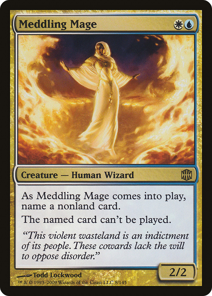 Meddling Mage (ARB-008) [Alara Reborn]