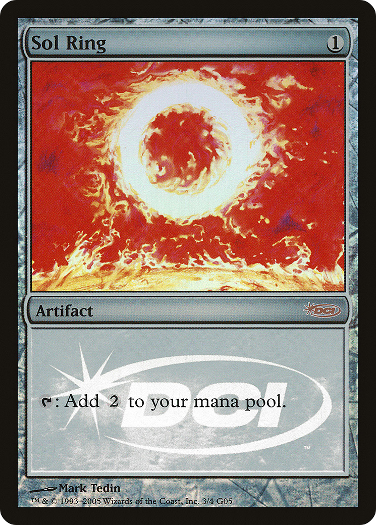 Sol Ring (JDG-003) [Judge Gift Cards 2005] Foil