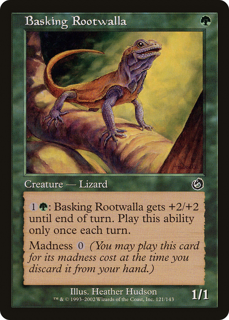 Basking Rootwalla (TOR-121) [Torment] Foil