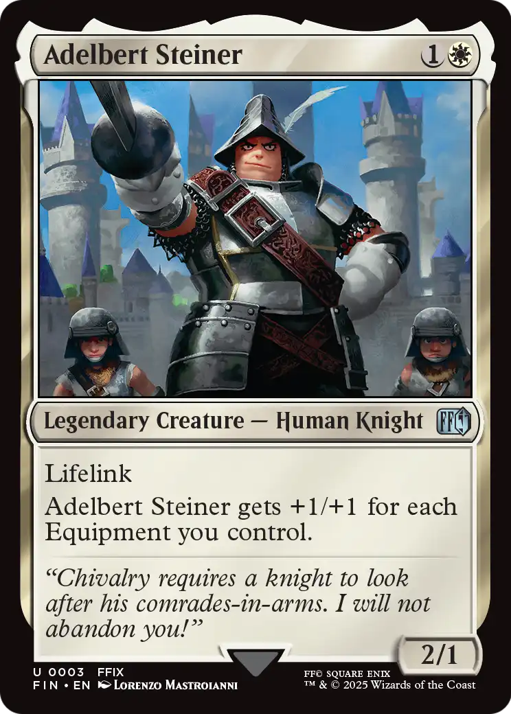 Adelbert Steiner (FIN-003) [FINAL FANTASY] Foil