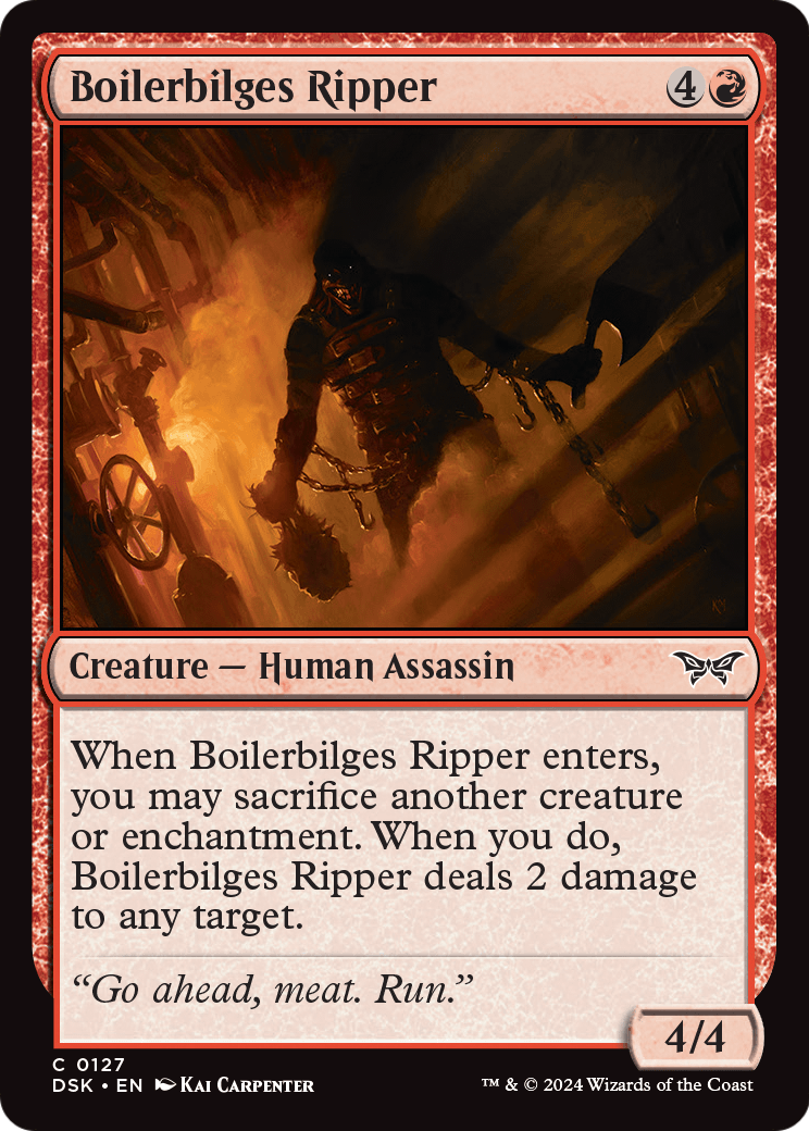 Boilerbilges Ripper (DSK-127) [Duskmourn: House of Horror] Foil