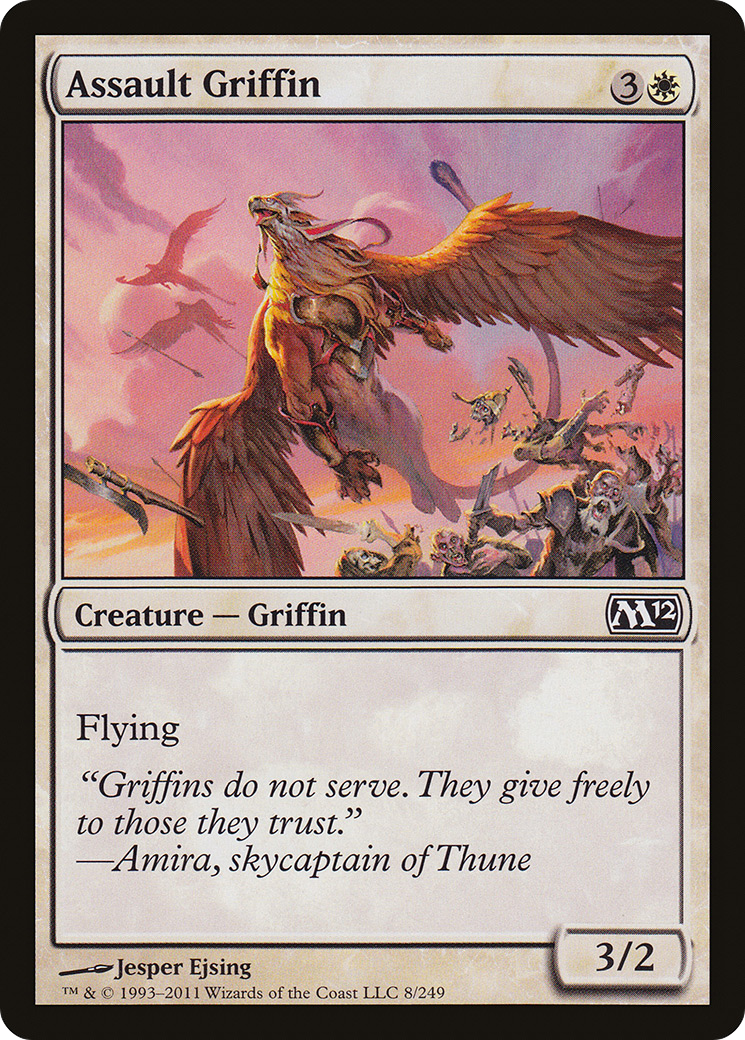 Assault Griffin (M12-008) [Magic 2012]