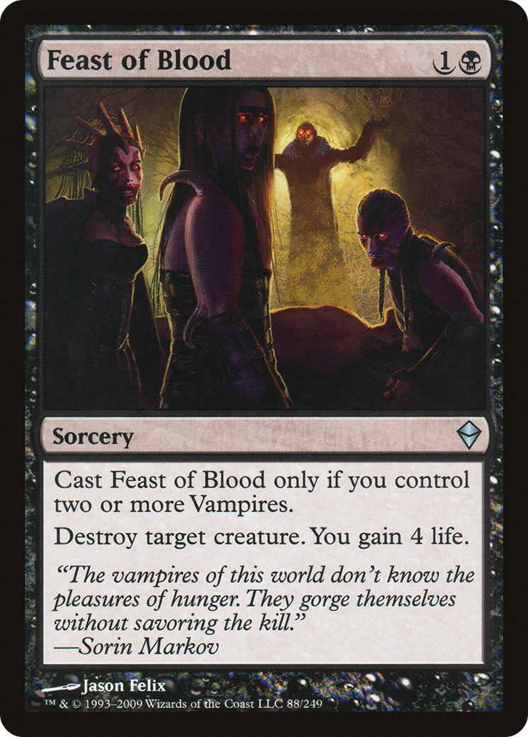 Feast of Blood (ZEN-088) [Zendikar] Foil