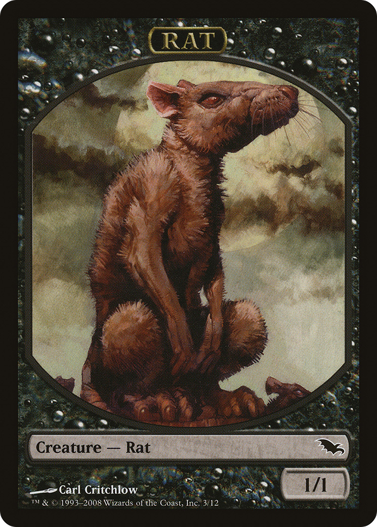 Rat Token (SHM-003) [Shadowmoor Tokens]